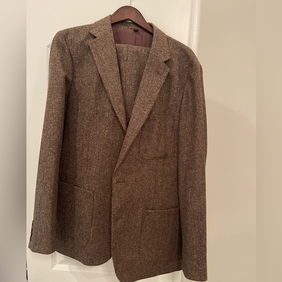 J. Crew Classic Brown Suit (Jacket and Pants included)